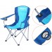 Стілець KingCamp Arms Chairin Steel 830x530x960 мм, синій, код: KC3818 Blue