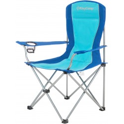 Стілець KingCamp Arms Chairin Steel 830x530x960 мм, синій, код: KC3818 Blue