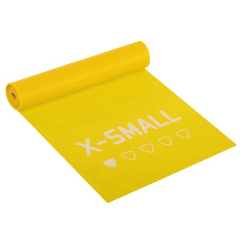 Стрічка еластична для фітнесу та йоги LiveUp X-Small, жовтий, код: LP8415-XS Стрічка еластична для фітнесу та йоги LiveUp X-Small, жовтий, код: LP8415-XS
