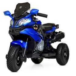 Дитячий електромобіль Bambi Мотоцикл синій, код: M 4188AL-4-MP