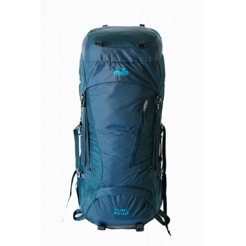 Туристичний рюкзак Floki 50+10 темно-синій, код: UTRP-046-blue
