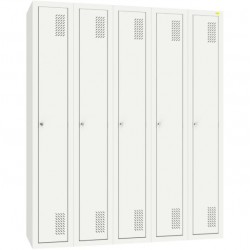 Шафа для одягу металева Emby, 5 секції, код: ШОМ-300/5
