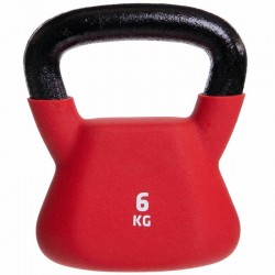 Гиря сталева з вініловим покриттям UFC 6кг червоний, код: UHA-69693-S52 Гиря сталева з вініловим покриттям UFC 6кг червоний, код: UHA-69693-S52