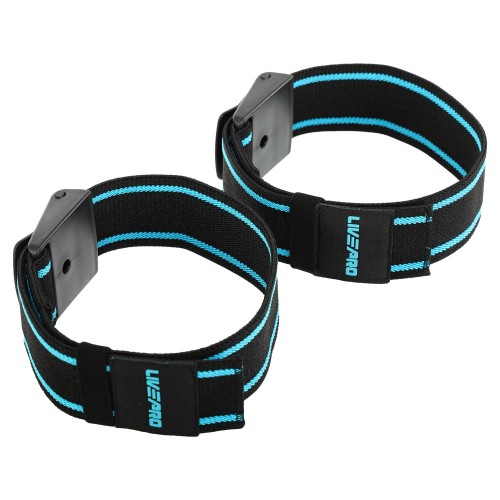 Стрічки для тренувань біцепса BFR ремені Kaatsu Occlusion Bands LiveUp 2шт, чорний-сірий, код: LP8096 Стрічки для тренувань біцепса BFR ремені Kaatsu Occlusion Bands LiveUp 2шт, чорний-сірий, код: LP8096