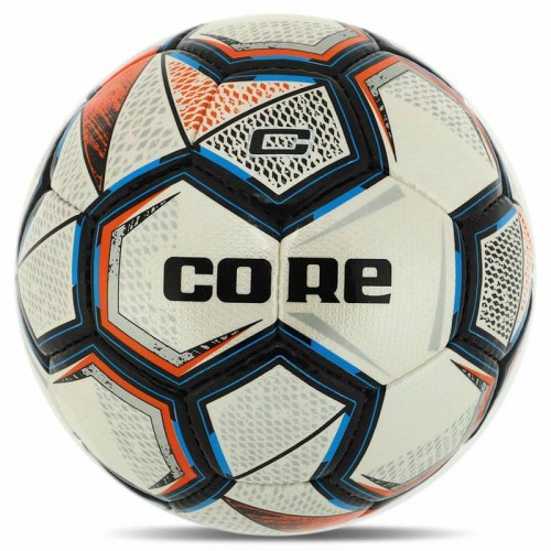 М"яч футбольний Core Diamond №5 PU, білий-червоний, код: FB-8463_R