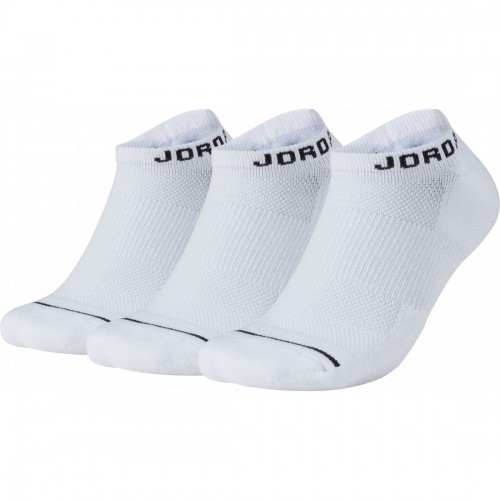 Баскетбольні шкарпетки короткі Jordan Jumpman Dri-Fit No-Show 3PPK L, 3 пари, білий, код: 2024012200218