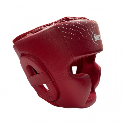 Шолом боксерський закритий Hard Touch PU, розмір S, червоний, код: 00470-SNS