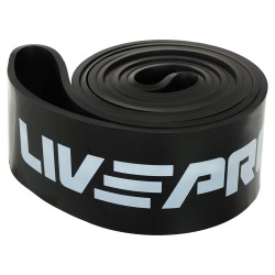 Гума петля для підтягування та тренувань стрічка силова LiveUp Super Band X-Large 39-77кг, чорний, код: LP8410-XL
