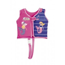 Жилет для плавання Aqua Speed Swim Jacket 18-30кг, рожевий-синій, код: 6942138952827