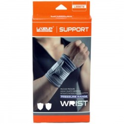 Фіксатор запястя LiveUp WRIST Support сірий/білий, код: 6951376182286