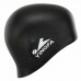 Шапочка для плавання силіконова для дорослих Yingfa Round S, чорний, код: C0072_SBK