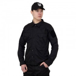 Кітель тактичний Tactical Military Rangers 3XL (52-54), чорний, код: ZK-JK6006_3XLBK