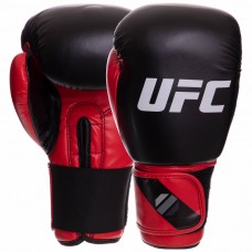 Рукавички боксерські UFC Pro Compact SM червоний-чорний, код: UHK-69998-S52