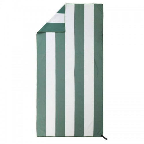 Рушник для пляжу Beach Towel Sailbolat 1600x800 мм, зелений-білий, код: T-SCT_GW