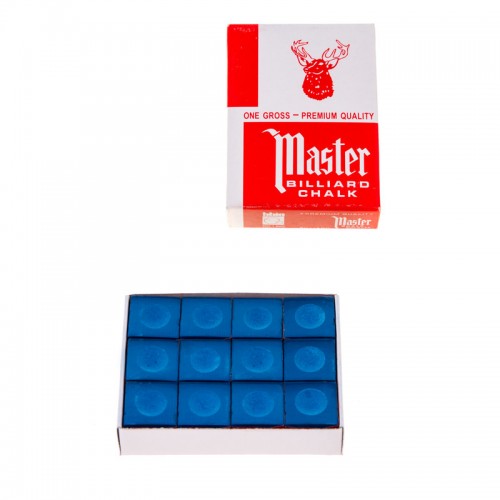 Крейда Master 12шт, синій, код: M12-WS