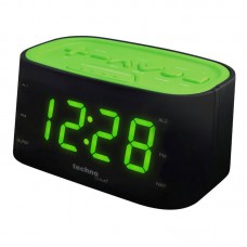 Годинник настільний з радіо Technoline WT465 Black/Green, код: DAS301825