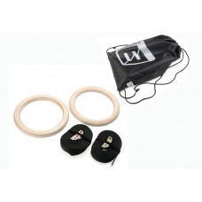 Кільця для кросфіту EasyFit дерев"яні, код: EF-1553B Кільця для кросфіту EasyFit дерев"яні, код: EF-1553B