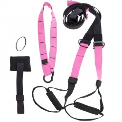 Петлі тренувальні FitGo Pro Pack Home чорний-рожевий, код: FI-6433