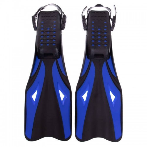 Ласти з відкритою п"ятою Record S-M (38-41), чорний-синій, код: PL-8398_SMBL Ласти з відкритою п"ятою Record S-M (38-41), чорний-синій, код: PL-8398_SMBL