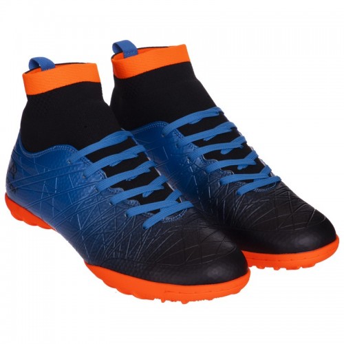 Сороконіжки футбольні Pro Action, розмір 42 (27,5см), синій-чорний-помаранчевий, код: PRO-823-26_42BL