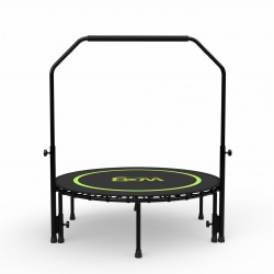 Фітнес-батут для тренувань з ручкою WCG Rebound 1500x1500 мм, чорний, код: W-1001-IF