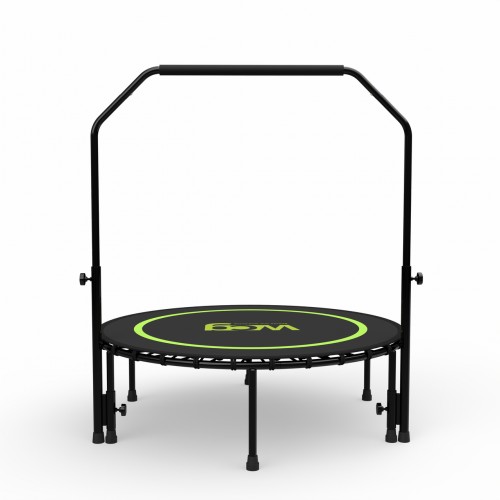 Фітнес-батут для тренувань з ручкою WCG Rebound 1500x1500 мм, чорний, код: W-1001-IF