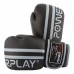 Боксерські рукавиці PowerPlay чорно-сірі 12 унцій, код: PP_3010_12oz_Black/Grey