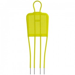 Футбольний настінний манекен Pure2Improve 170 см, жовтий, код: 5247-IN