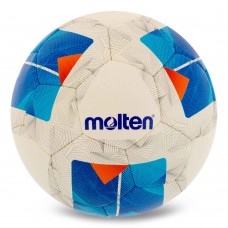 М"яч футбольний Molten №5 PU, білий-синій, код: F5N2811-S52 М"яч футбольний Molten №5 PU, білий-синій, код: F5N2811-S52