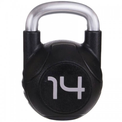 Гиря для кроссфіта Modern з хромованою ручкою 14 кг, чорний, код: TA-2681-12-S52 Гиря для кроссфіта Modern з хромованою ручкою 14 кг, чорний, код: TA-2681-12-S52