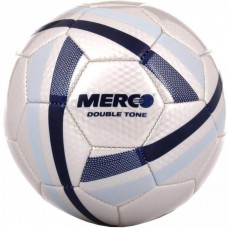М"яч футбольний Merco Double Tone Soccer Ball, No. 5, білий-сірий, код: 8591792662429