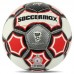 М"яч футбольний Soccermax Crystal №5, білий-червоний, код: FB-7997_WR