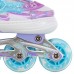 Роликові ковзани розсувні дитячі із захистом й шоломом у комплекті Banwei M (35-38), фіолетовий-блакитний, код: BW-902-9_MV