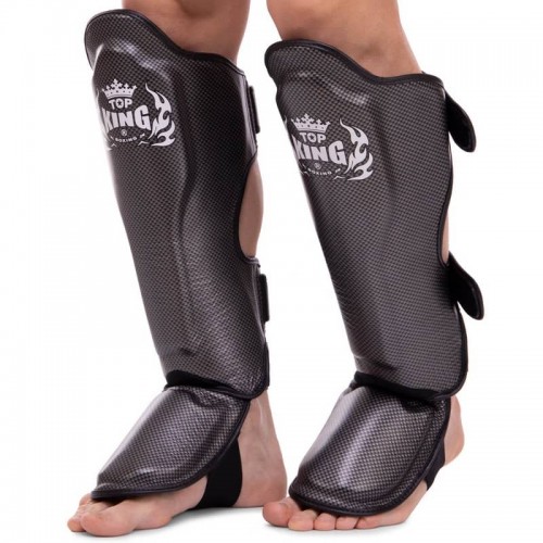 Захист гомілки та стопи для єдиноборств Top King Super Snake S чорний-срібний, код: TKSGEM-02GD-B_SBKGR-S52 Захист гомілки та стопи для єдиноборств Top King Super Snake S чорний-срібний, код: TKSGEM-02GD-B_SBKGR-S52
