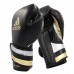 Рукавички боксерські Adidas Speed 501 Adispeed Strap up 14oz, чорно-срібло-золото, код: 15583-1019