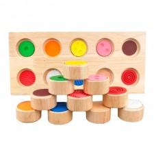 Тактильний та зоровий сортер Монтессорі Tia-Sport, код: sm-1336 Тактильний та зоровий сортер Монтессорі Tia-Sport, код: sm-1336