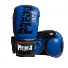 Боксерські рукавиці PowerPlay сині карбон 14 унцій, код: PP_3017_14oz_Blue