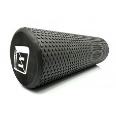 Масажний ролик EasyFit Grid Roller PRO 450х145 мм, чорний, код: EF-2030-BK-EF