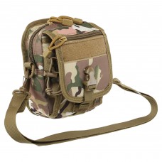 Сумка тактична багатоцільова через плече Tactical Military Rangers 1,5л, камуфляж Multicam, код: ZK-9113_KM