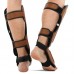 Захист гомілки та стопи для єдиноборств Hard Touch, розмір L, коричневий, код: BO-4229_LBR