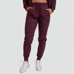 Спортивні штани жіночі GymBeam TRN XL, баклажаний, код: 8586024627178