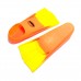 Ласти для плавання в басейні SNS TE-2737-3-3335-ОРН розмір 33-35, помаранчевий, код: 11445-SNS