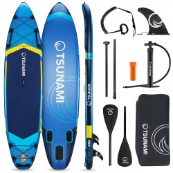 Надувна SUP дошка Tsunami Pro 350 см з веслом T13, код: P-5905973405614