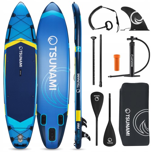 Надувна SUP дошка Tsunami Pro 350 см з веслом T13, код: P-5905973405614