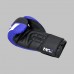 Боксерські рукавиці RDX F4 Boxing Sparring Gloves Hook&Loop 10 унцій, синій-чорний, код: BGR-F4U-10OZ