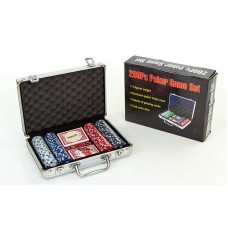 Набір для покеру в алюмінієвому кейсі SP-Sport 200 фішок, код: IG-2056-S52 Набір для покеру в алюмінієвому кейсі SP-Sport 200 фішок, код: IG-2056-S52