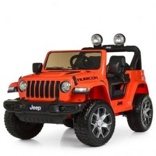 Дитячий електромобіль Джип Bambi Jeep помаранчевий, код: M 4176EBLR-7-MP