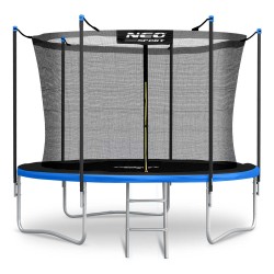 Батут Neo-Sport NS-06W241 з зовнішньою сіткою 6 футів 183 см, чорно-синій, код: NS-06W241-IN