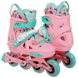 Роликові ковзани розсувні Banwei M (34-37) рожевий, код: BW-225_MP Роликові ковзани розсувні Banwei M (34-37) рожевий, код: BW-225_MP