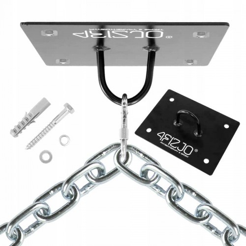 Кріплення для боксерської груші 4Fizjo стельове з карабіном, код: P-5907739317414 Кріплення для боксерської груші 4Fizjo стельове з карабіном, код: P-5907739317414